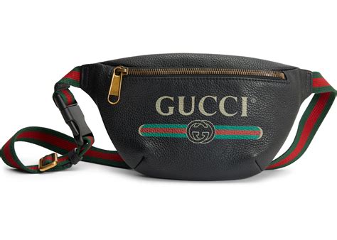 gucci print belt bag vintage logo small|farfetch gucci belt bag.